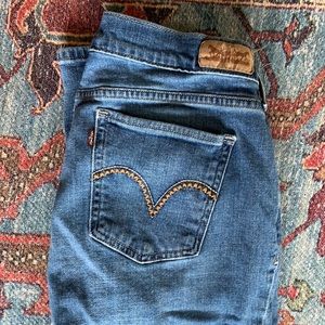 Straight leg jeans